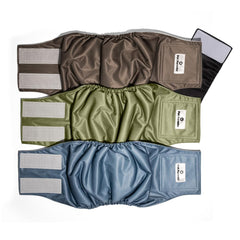 Pet Parents Bandas de barriga para perros machos, 3pack, ajuste cómodo.