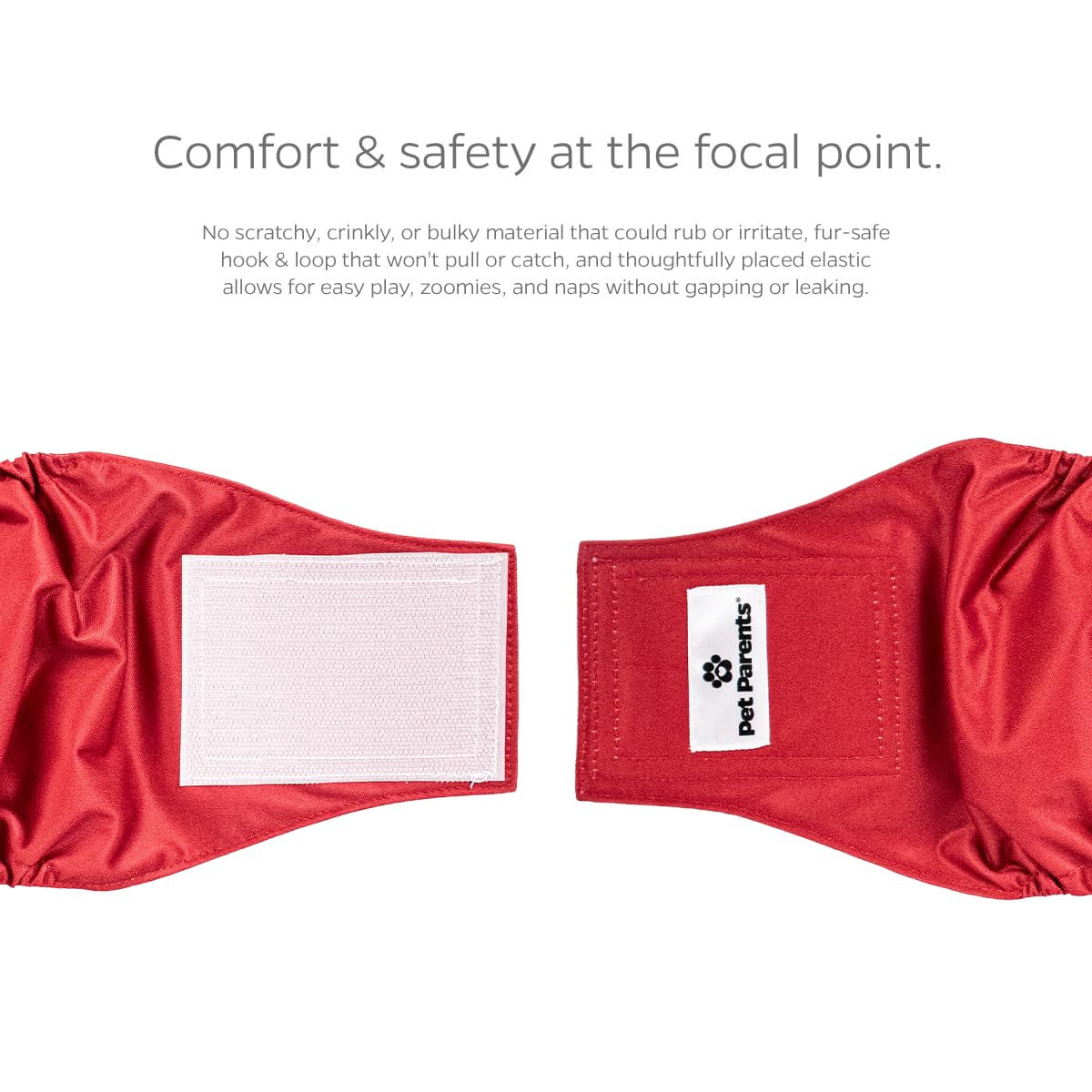 Pet Parents Bandas Macho, capa exterior impermeable para evitar filtraciones.