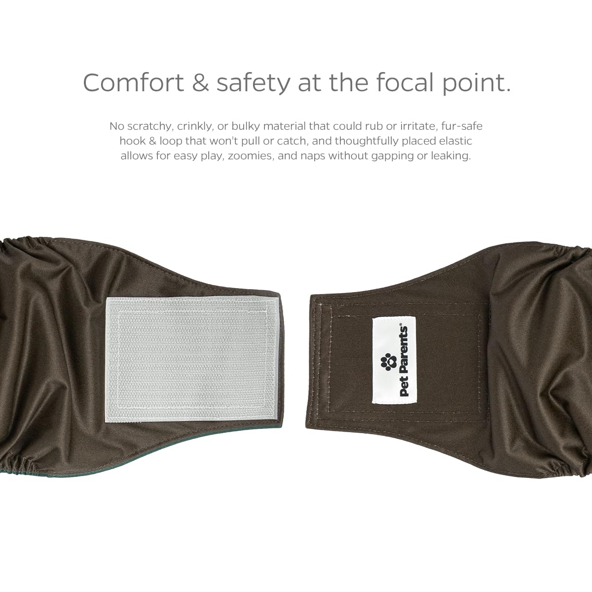 Capa externa impermeable de Pet Parents, evita filtraciones.