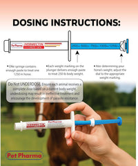 Aplicación oral fácil en caballos gracias a la pasta de Ivermectina Pet Pharma