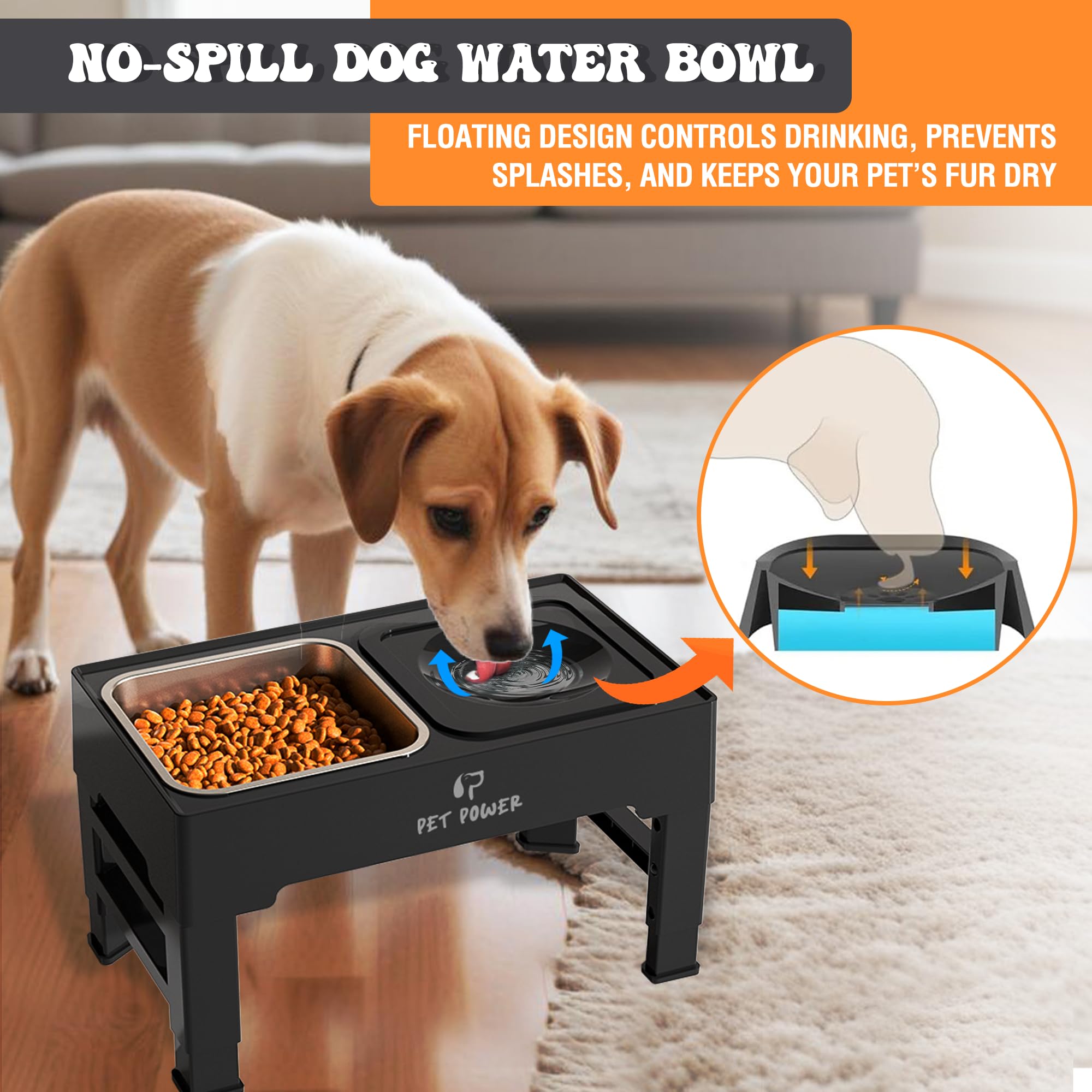 PET POWER patas plegables para transporte y almacenamiento