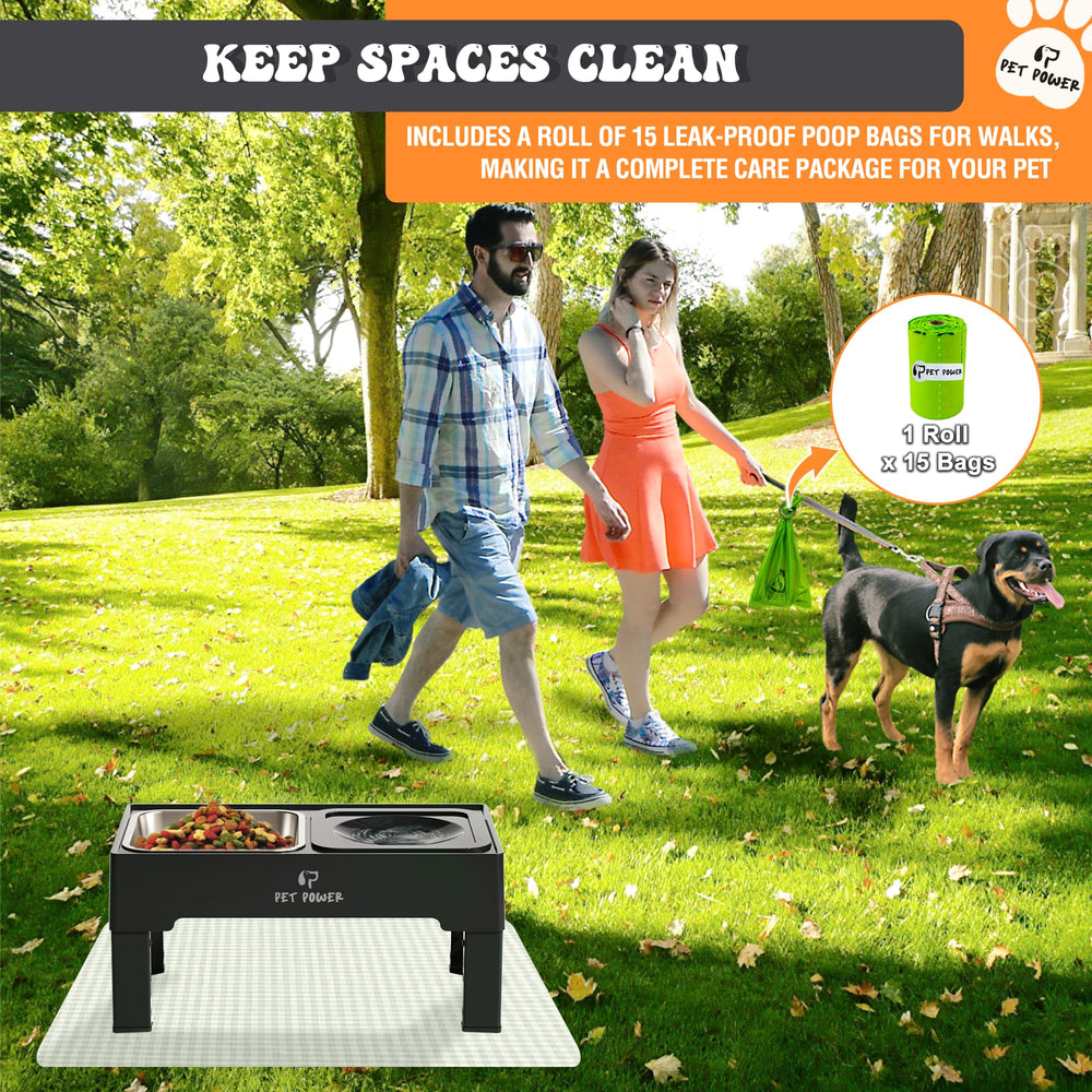 PET POWER taza de agua anti-derrames con disco flotante para beber controlado