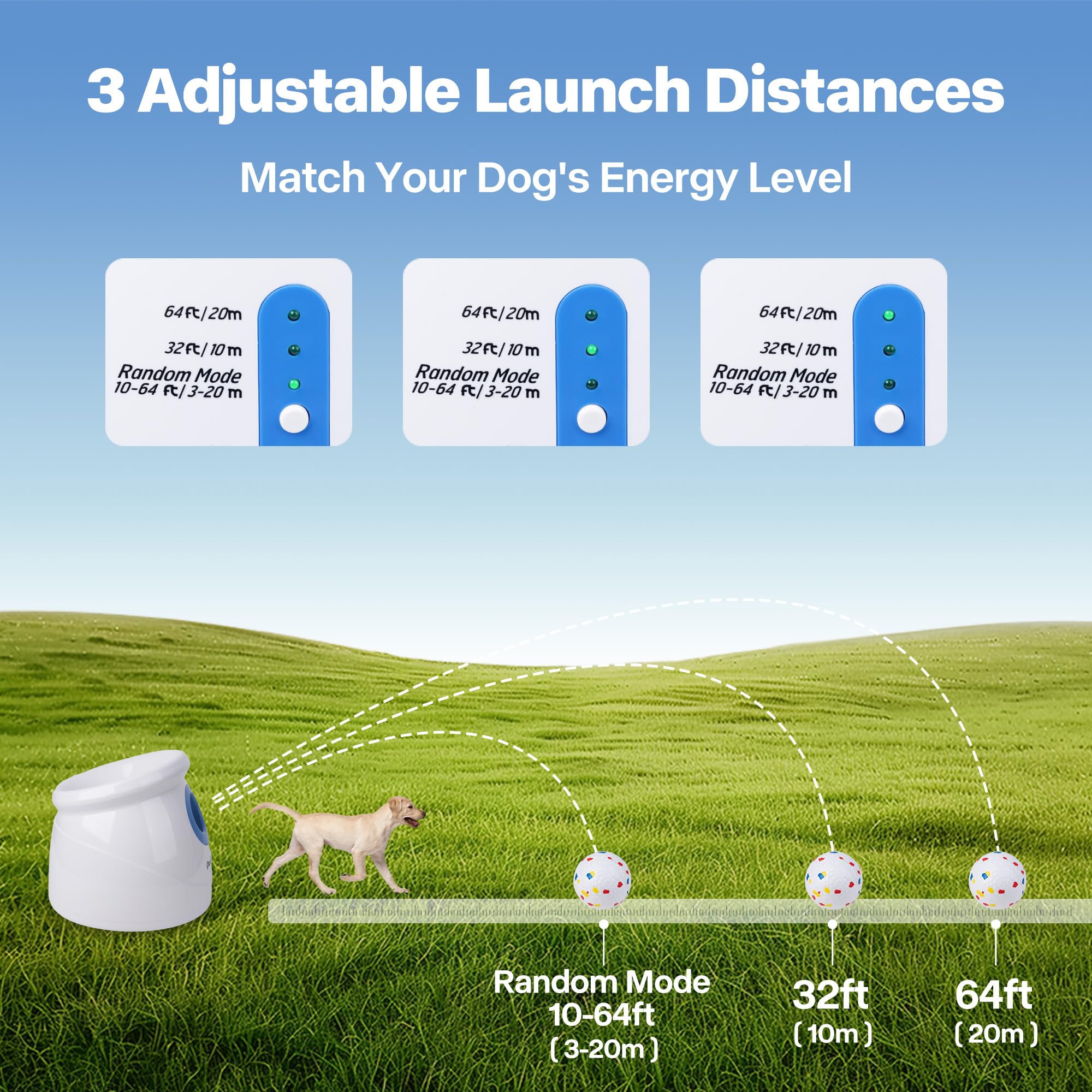 Pet Prime ajuste de distancias permite adaptar el juego a tu espacio.