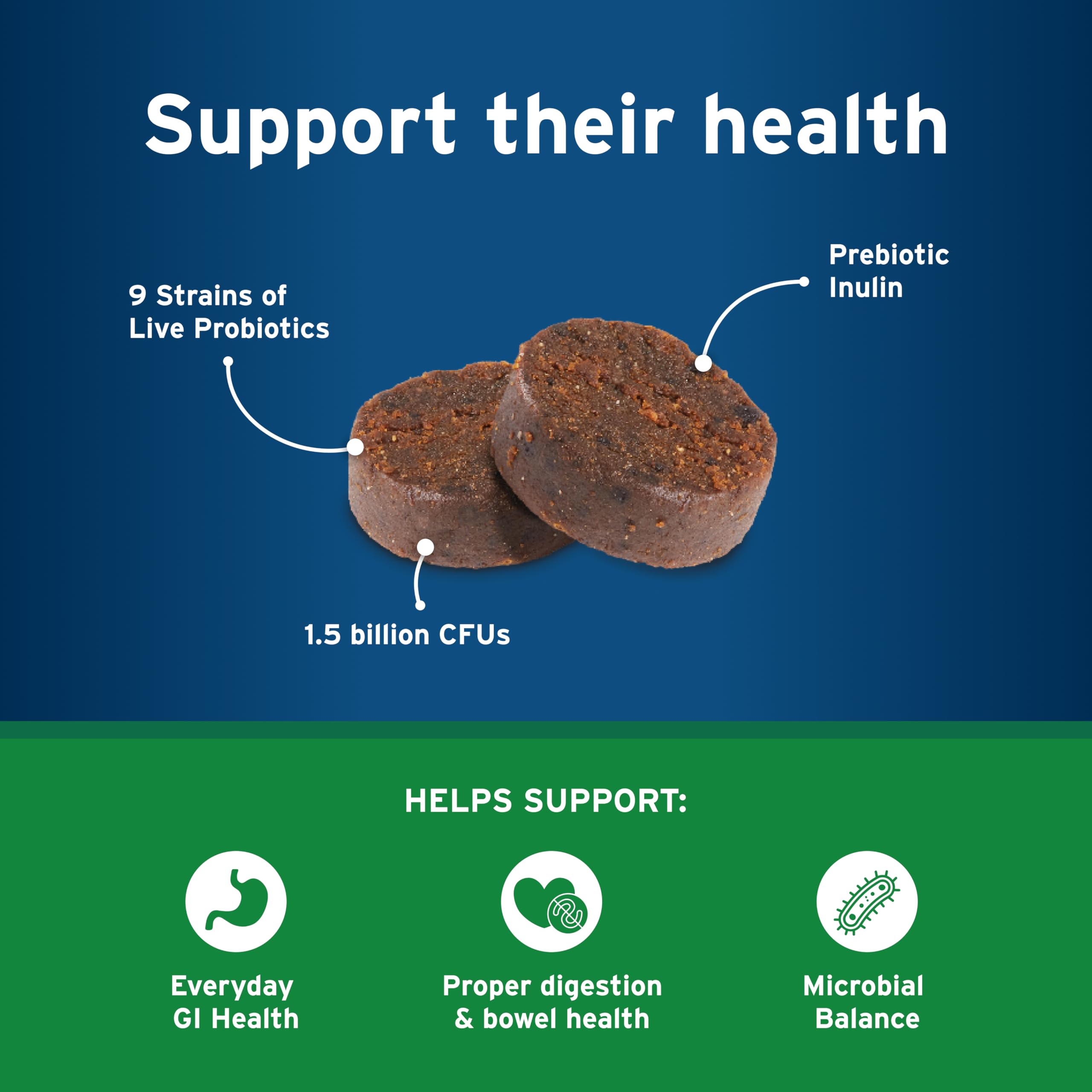 Pet Protect Inulina prebiótica que nutre microbios beneficiosos en el intestino.