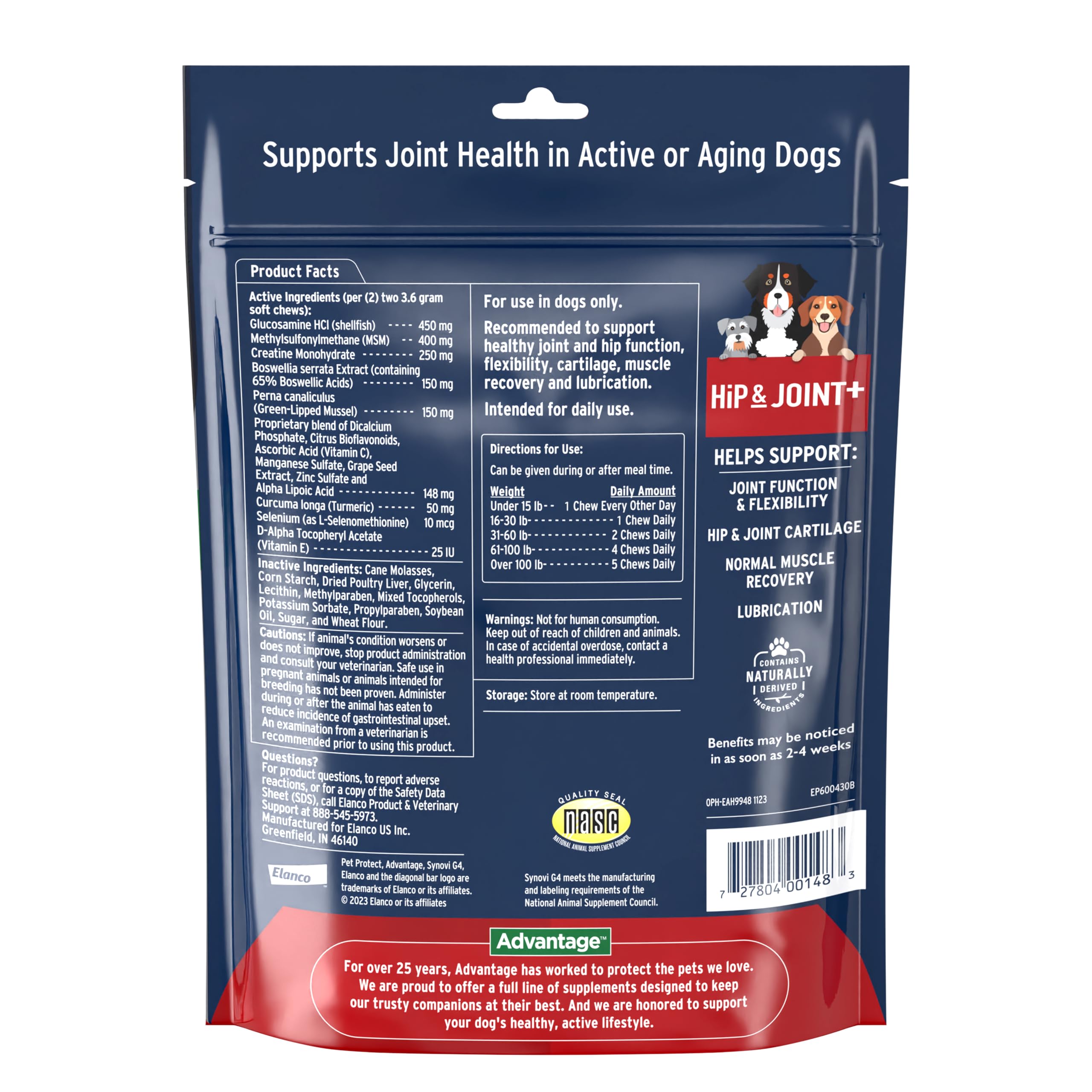 Pet Protect masticables articulaciones pollo, sabor sabroso para perros