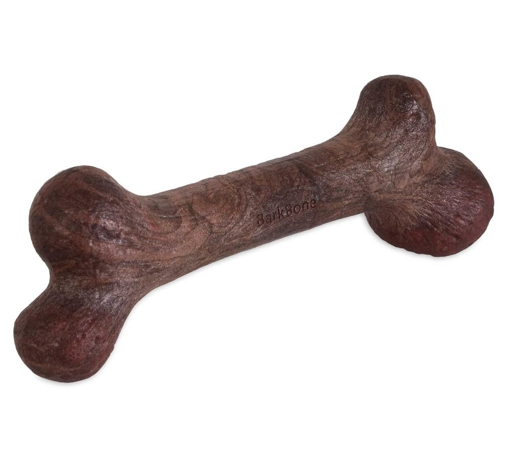 Pet Qwerks Dinosaur BarkBone: hueso de nailón para masticadores grandes