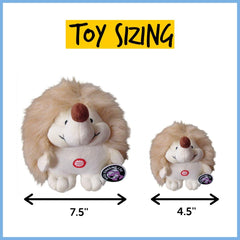 Pet Qwerks erizo peluche para perros, compañero de juego suave para todas las razas.