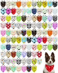 PET SHOW bandana con huellas sin costuras para paseos diarios y estilo.
