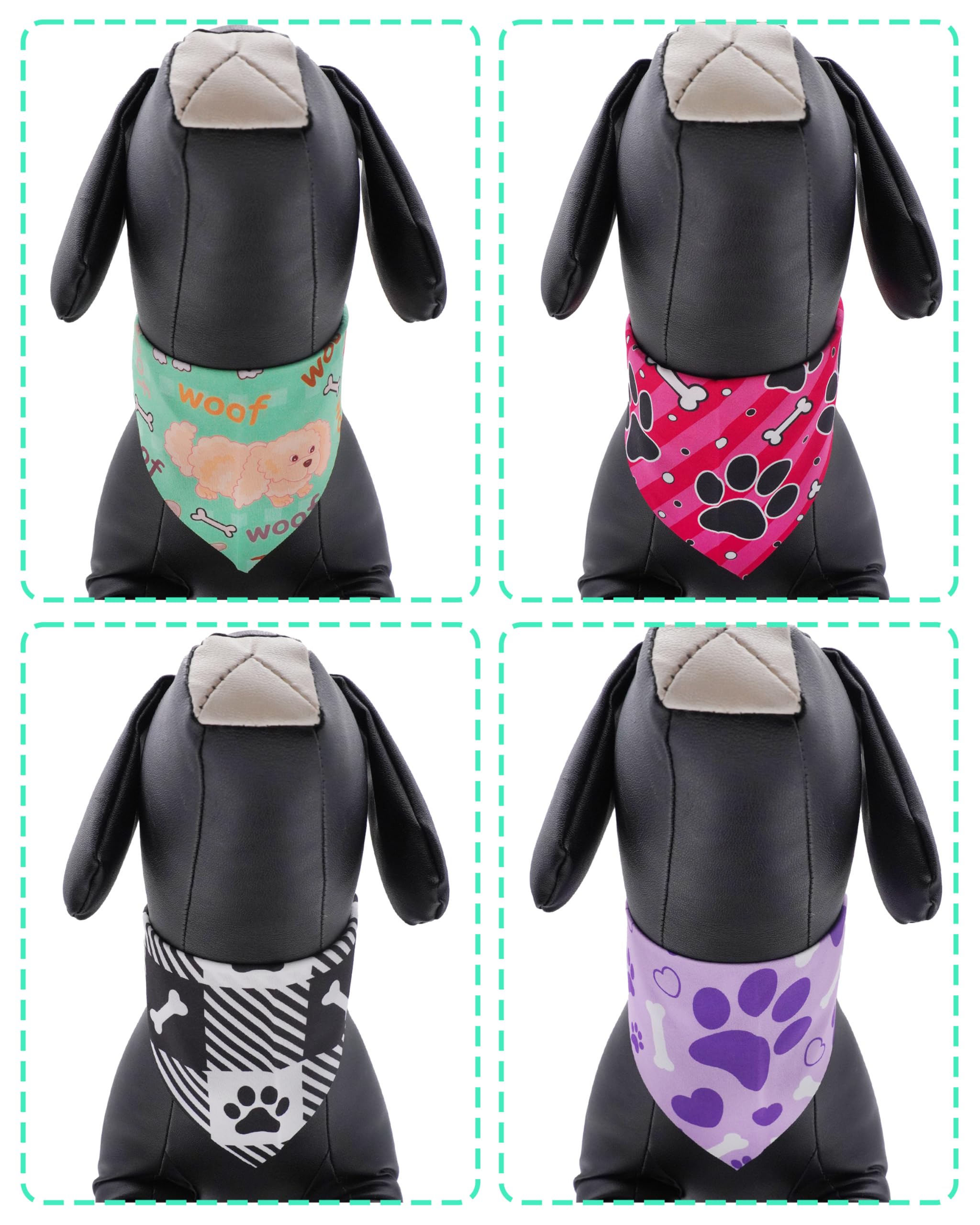 PET SHOW bandana ligera de poliéster para uso diario y grooming.