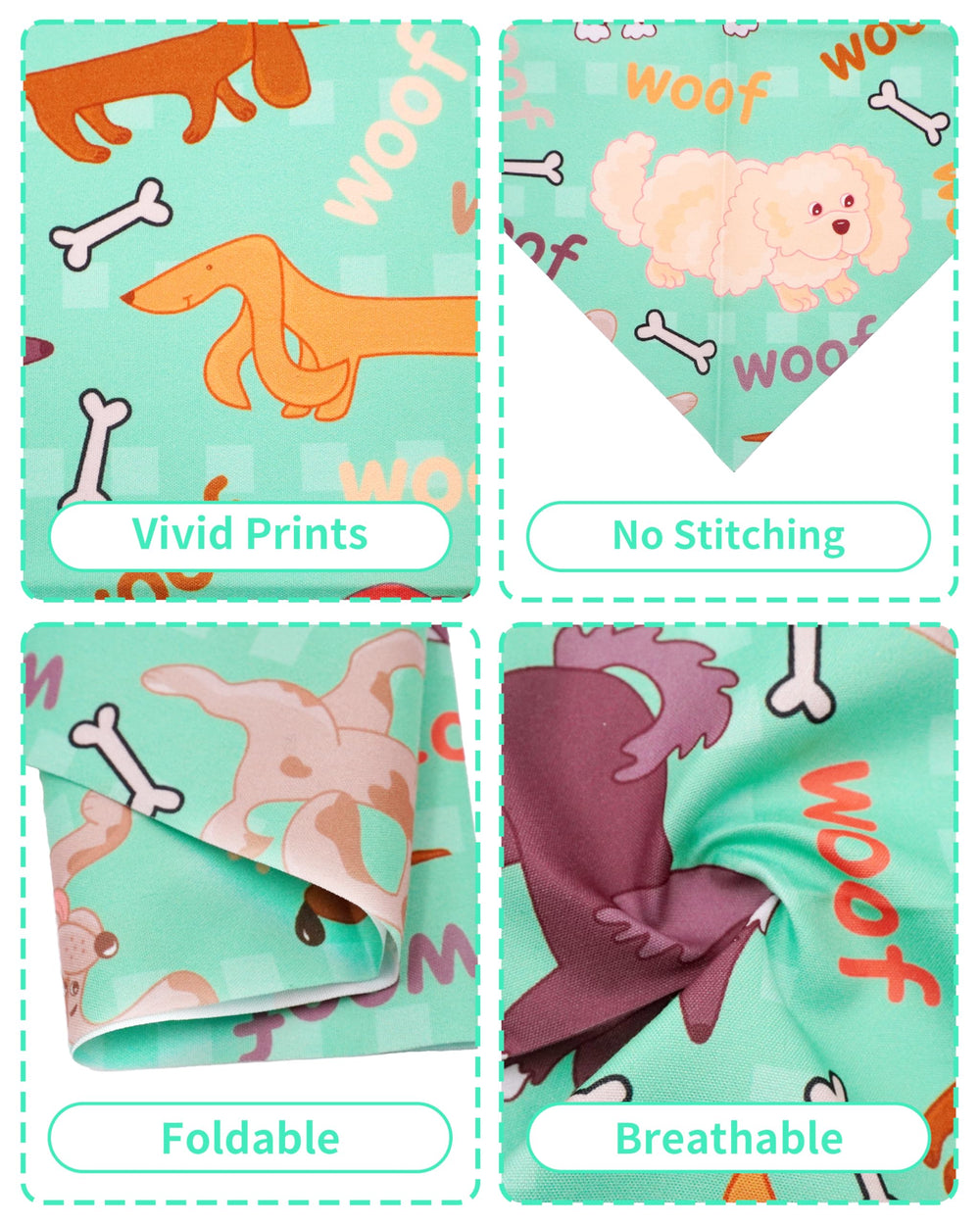 PET SHOW bandana XL para perros grandes con medidas adecuadas.