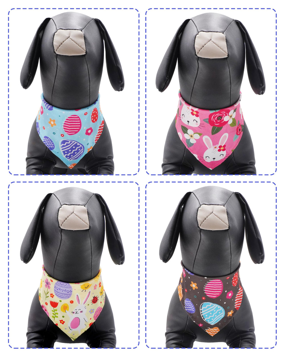 Bandana multicolor PET SHOW para la fiesta de Pascua y reuniones