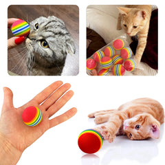 PET SHOW pelotas redondas de 3,5 cm, tamaño ideal para gatos.