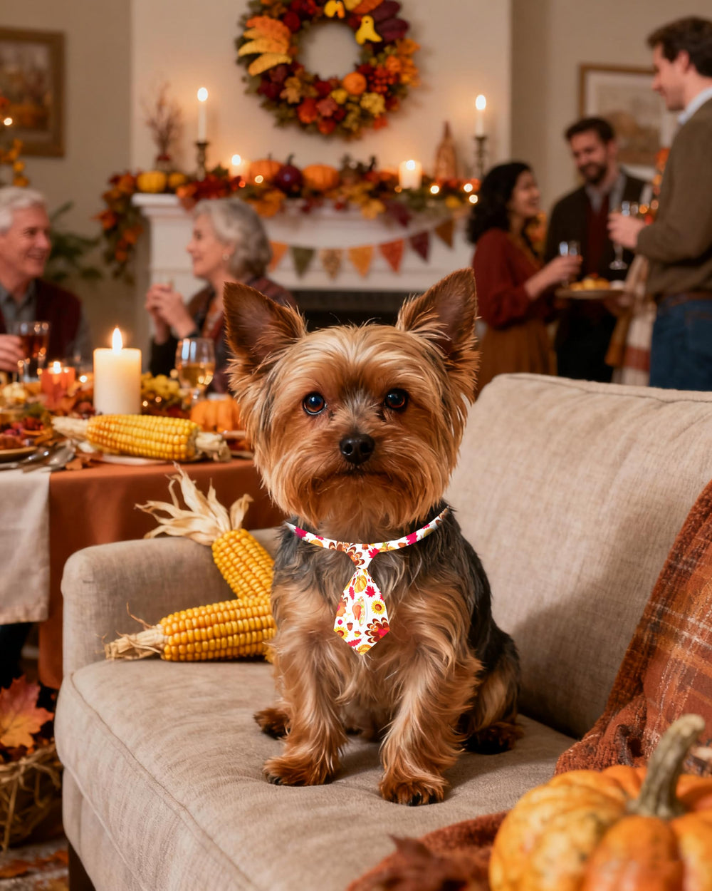 PET SHOW corbatitas Año Nuevo, look festivo