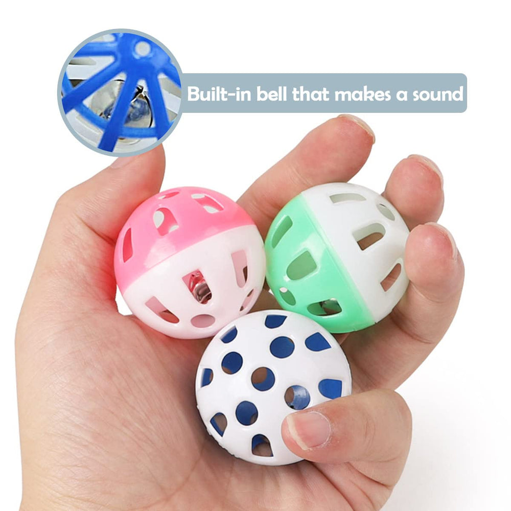 Juguete PET SHOW bola para gato con sonajero, ideal para interior.