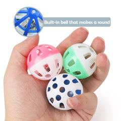 Juguete PET SHOW bola para gato con sonajero, ideal para interior.