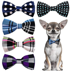 PET SHOW lazo cuadros rojo para collar, añade elegancia a los paseos.