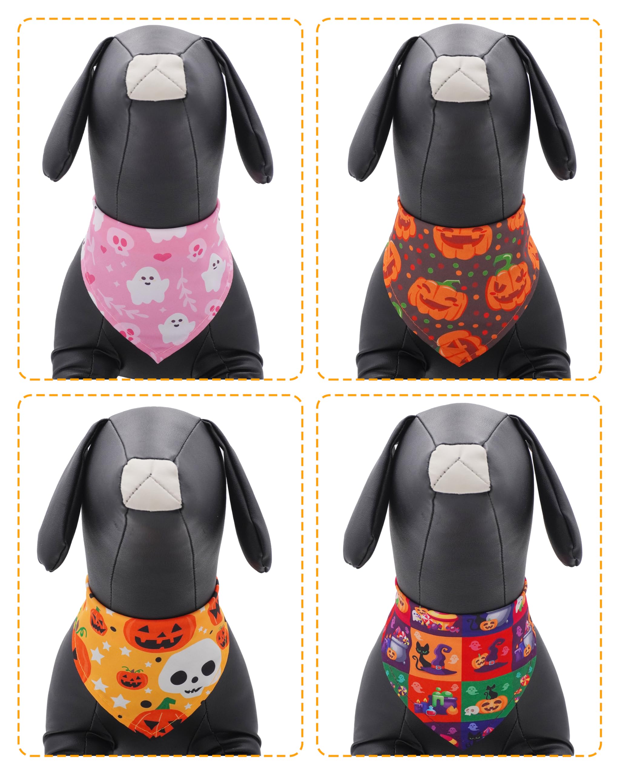 PET SHOW bandana con diseño araña para perro grande, toque único para paseos.