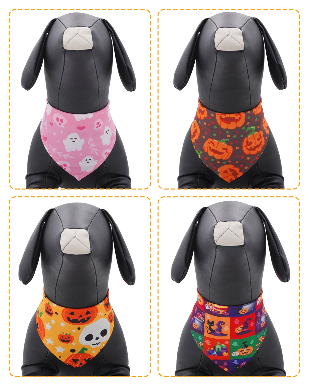 PET SHOW bandana con diseño araña para perro grande, toque único para paseos.