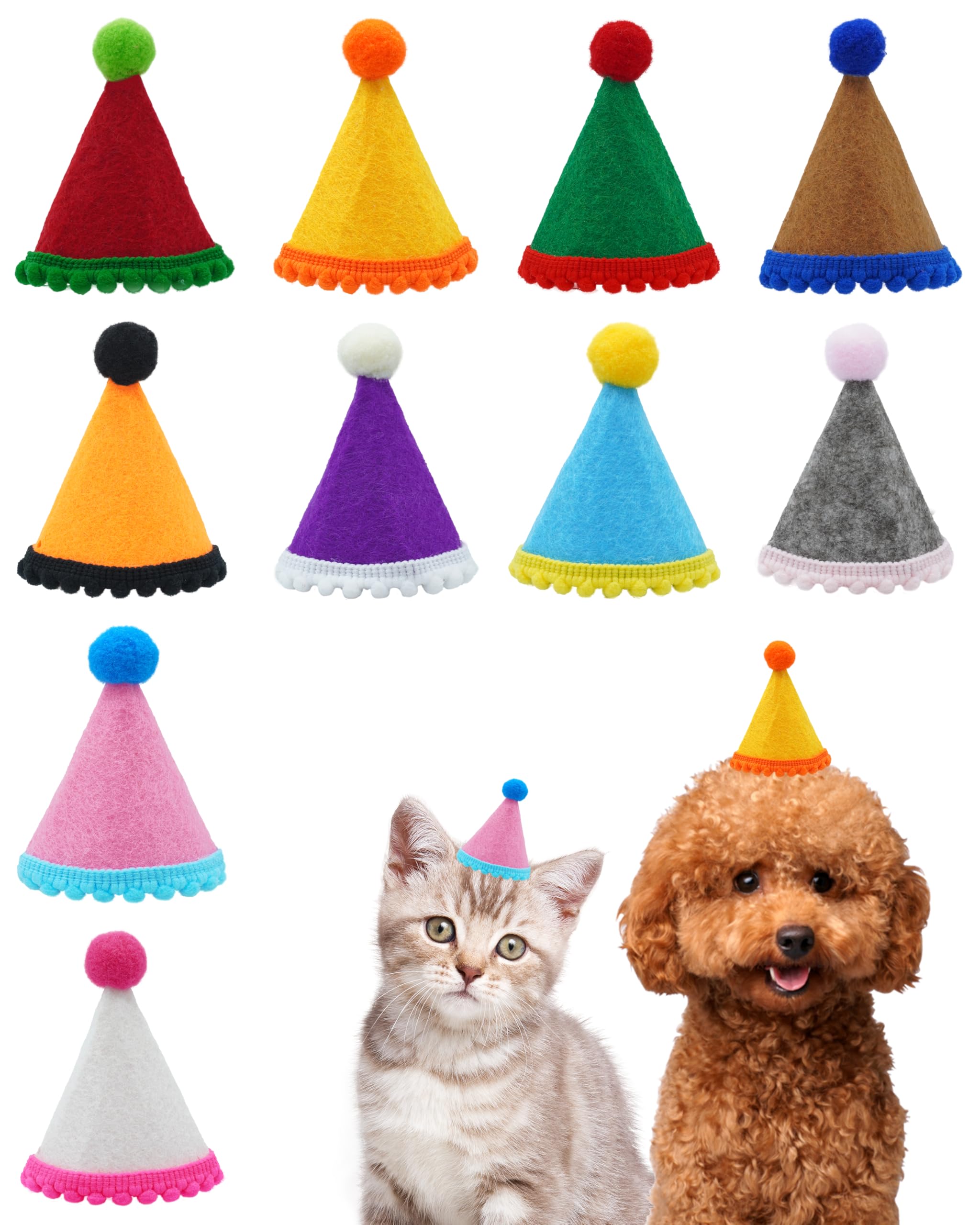PET SHOW sombrero azul mini para perro, ajuste cómodo para fiestas