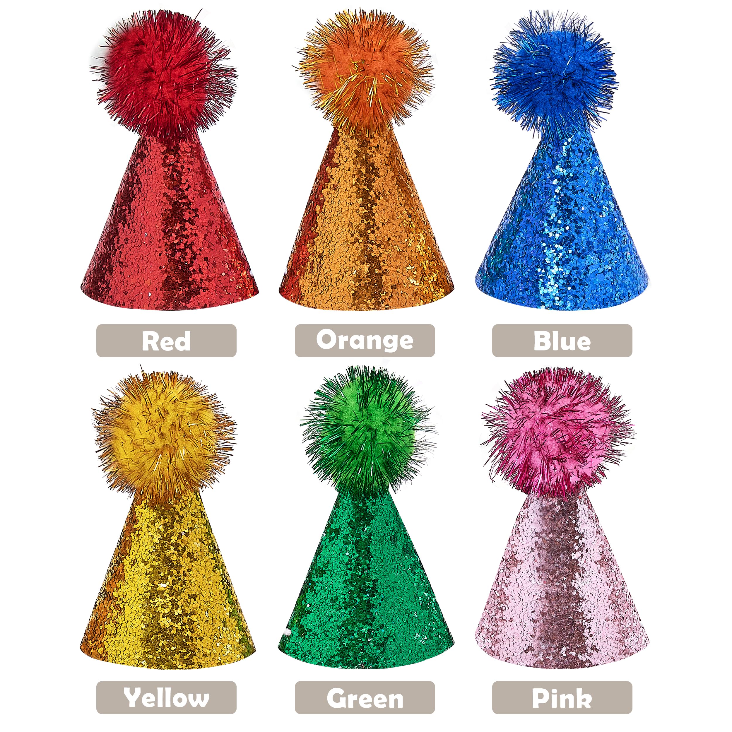 PET SHOW sombrero mini para mascotas morado, brilla en tomas al aire libre