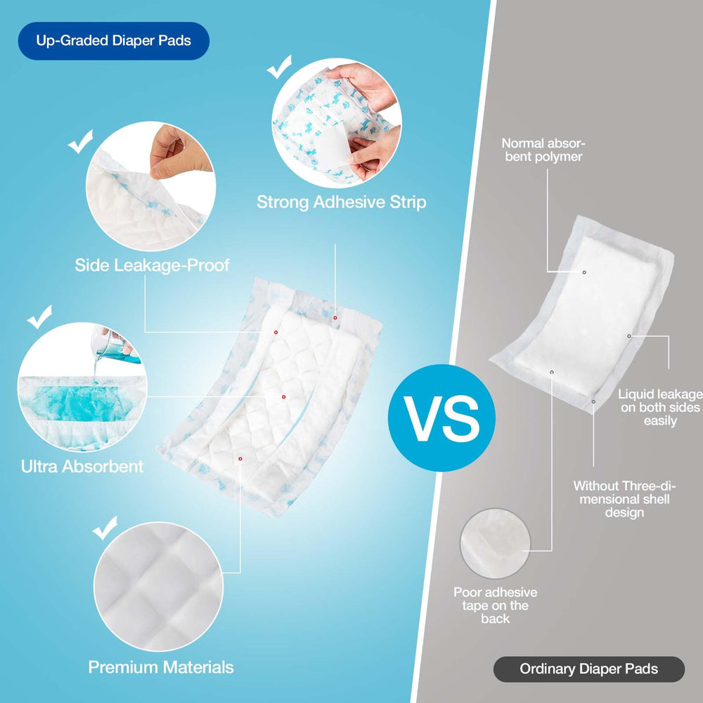 Pet Soft liners con absorción fuerte y núcleo superabsorbente.