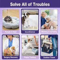 Pet Soft pañales con capa transpirable para comodidad durante todas las estaciones.