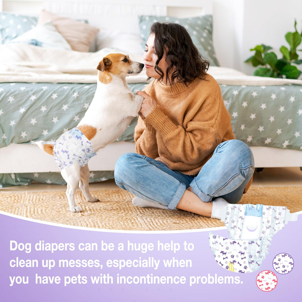 Pet Soft pañales talla S para perros pequeños, ajuste cómodo y seguro.