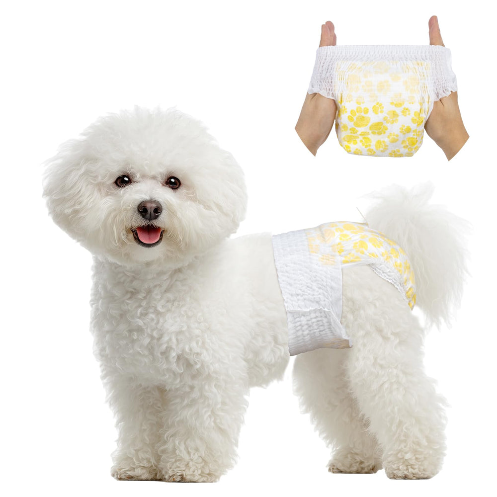 Pañales Pet Soft para perras: cintura 360° elástica para un ajuste cómodo.