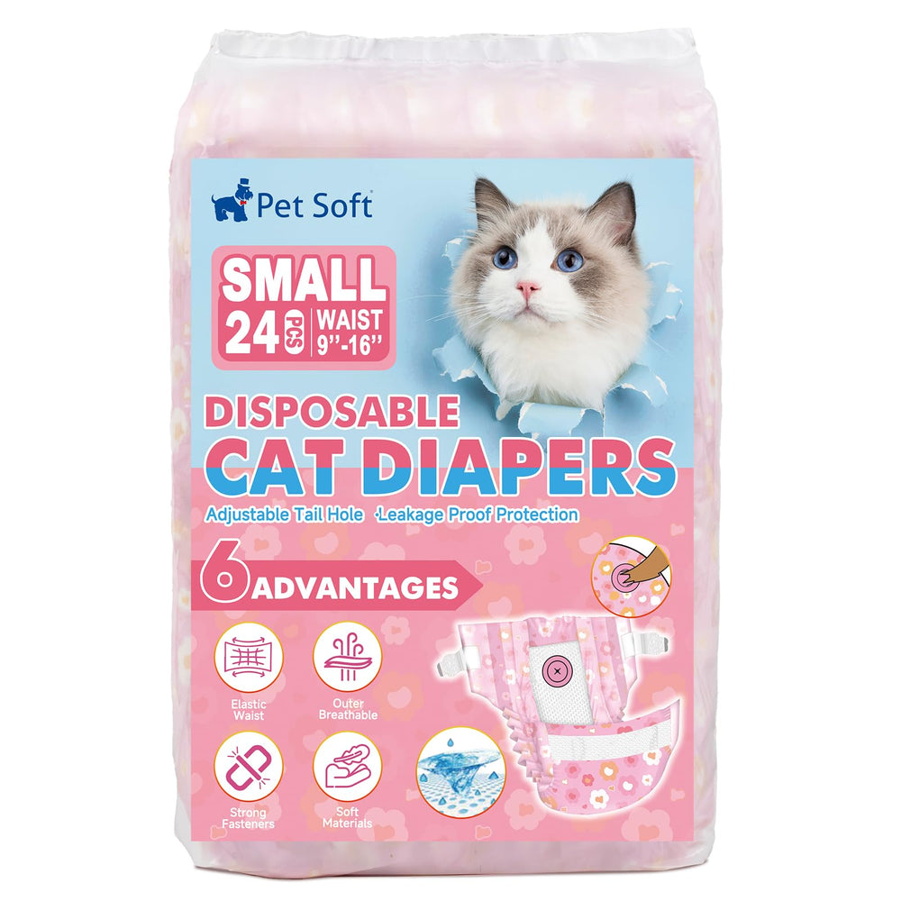 Pañales Pet Soft pack de 24 unidades para uso continuo.
