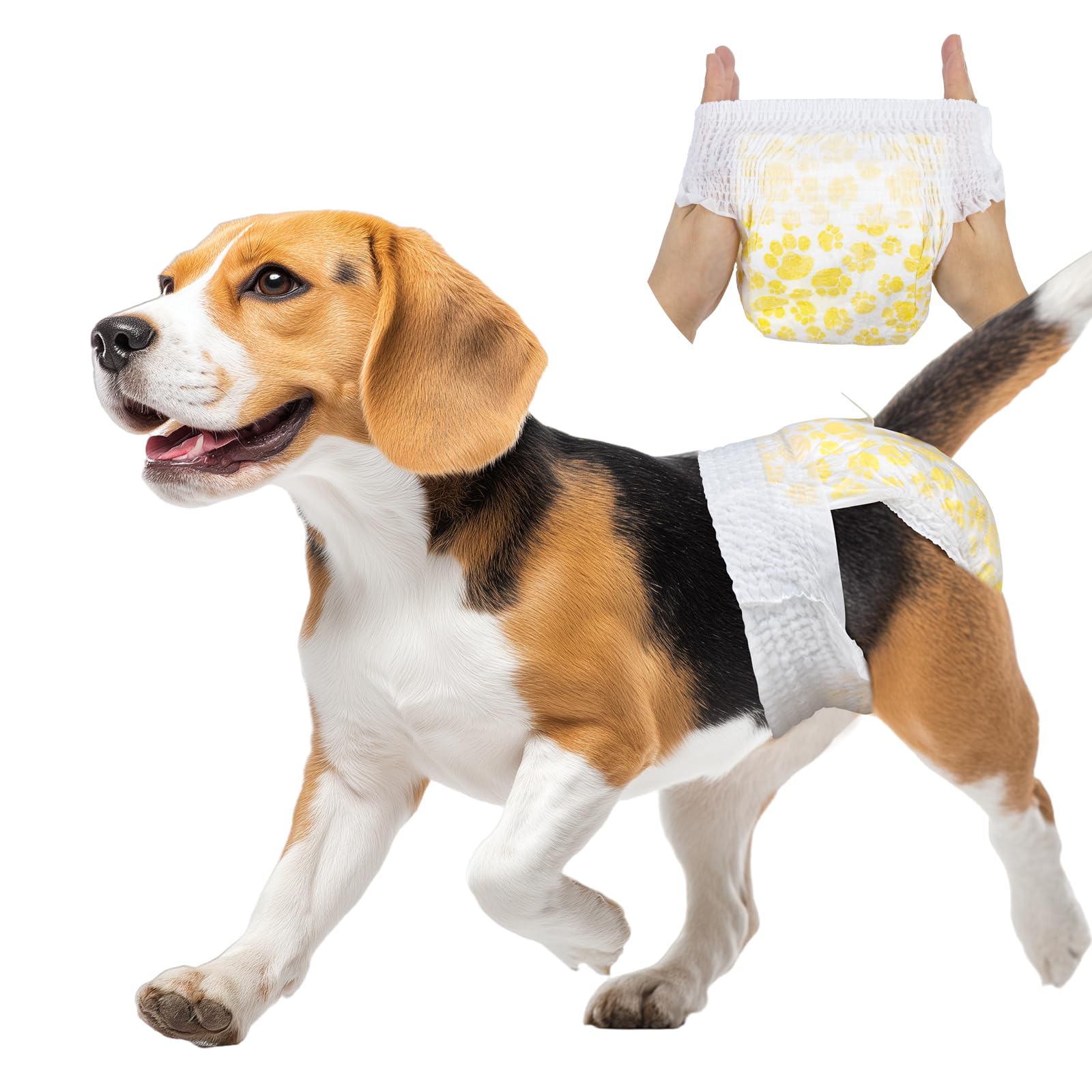 Pañales Pet Soft con ajuste 360 para perras, fáciles de poner
