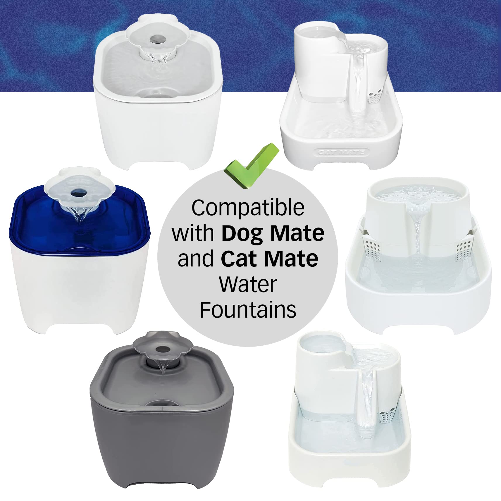 Pet Standard carbono activo elimina cloro y olores del agua filtrada.