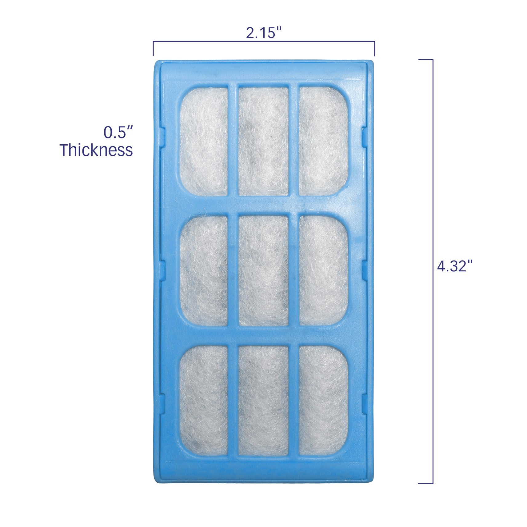 Pet Standard cartucho filtración activo mejora sabor y olor del agua.