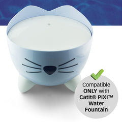 Sistema de filtración triple PET STANDARD para Catit PIXI, ayuda a mantener el agua fresca.