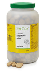 Pet-Tabs: botella de 500 tabletas, ideal para hogares con varias mascotas