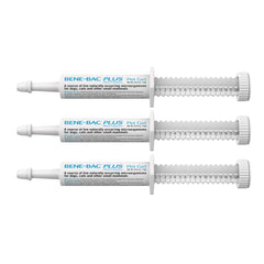 PetAg Bene-Bac Plus Gel en jeringa de 15 g para apoyo digestivo.