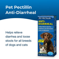 PetAg Pet Pectillin, formulación con pectina y kaolín para heces más firmes.
