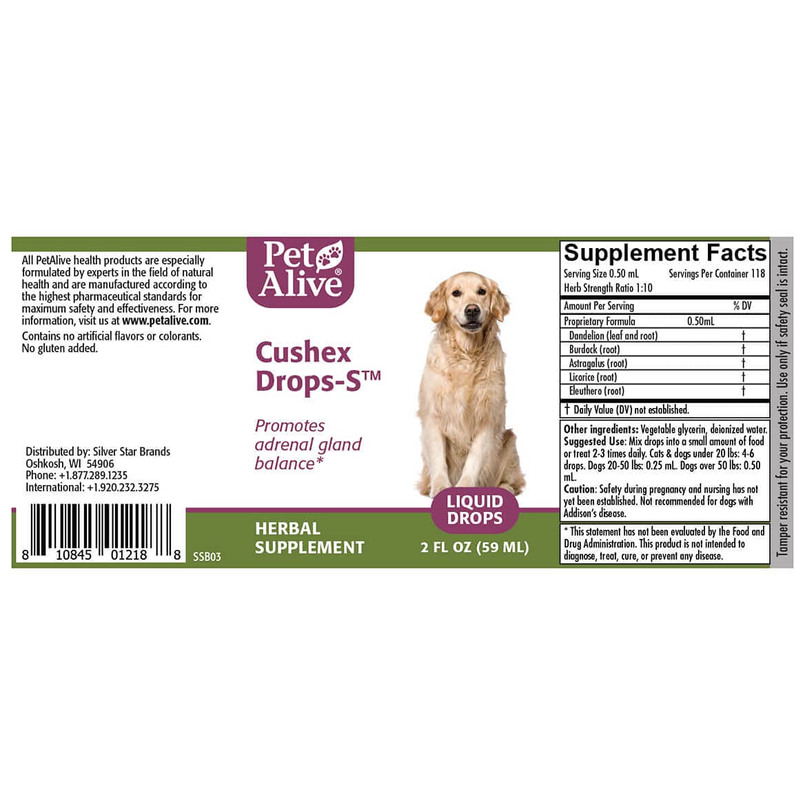 PetAlive Cushex Drops-S: uso diario para favorecer hábitos saludables en mascotas