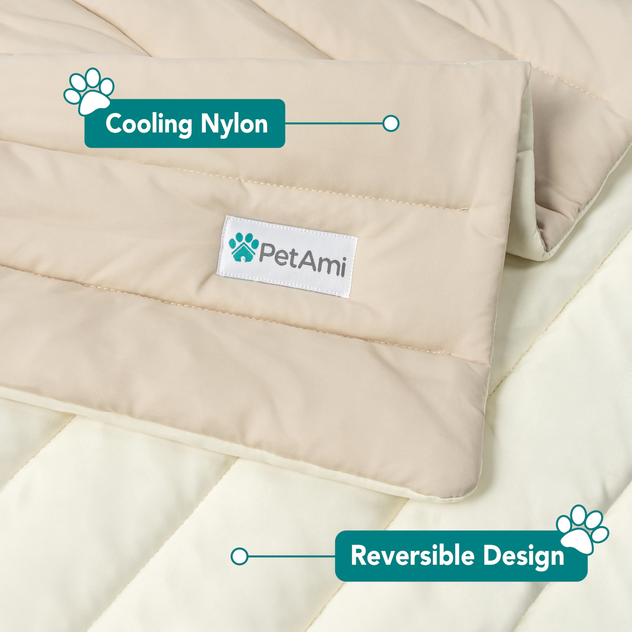 PetAmi Manta Enfriamiento, diseño reversible para todas las estaciones