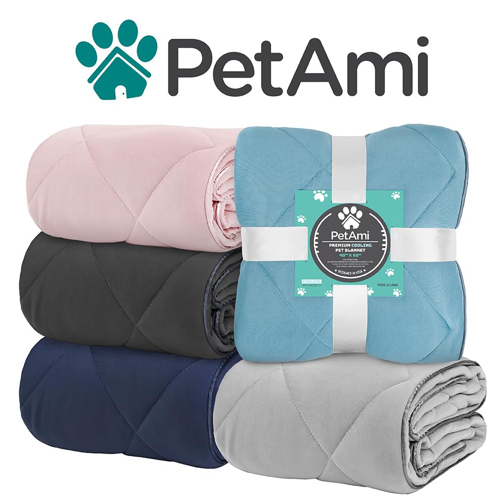PetAmi manta para cama de perros, abrigo cálido y cómodo para dormir.