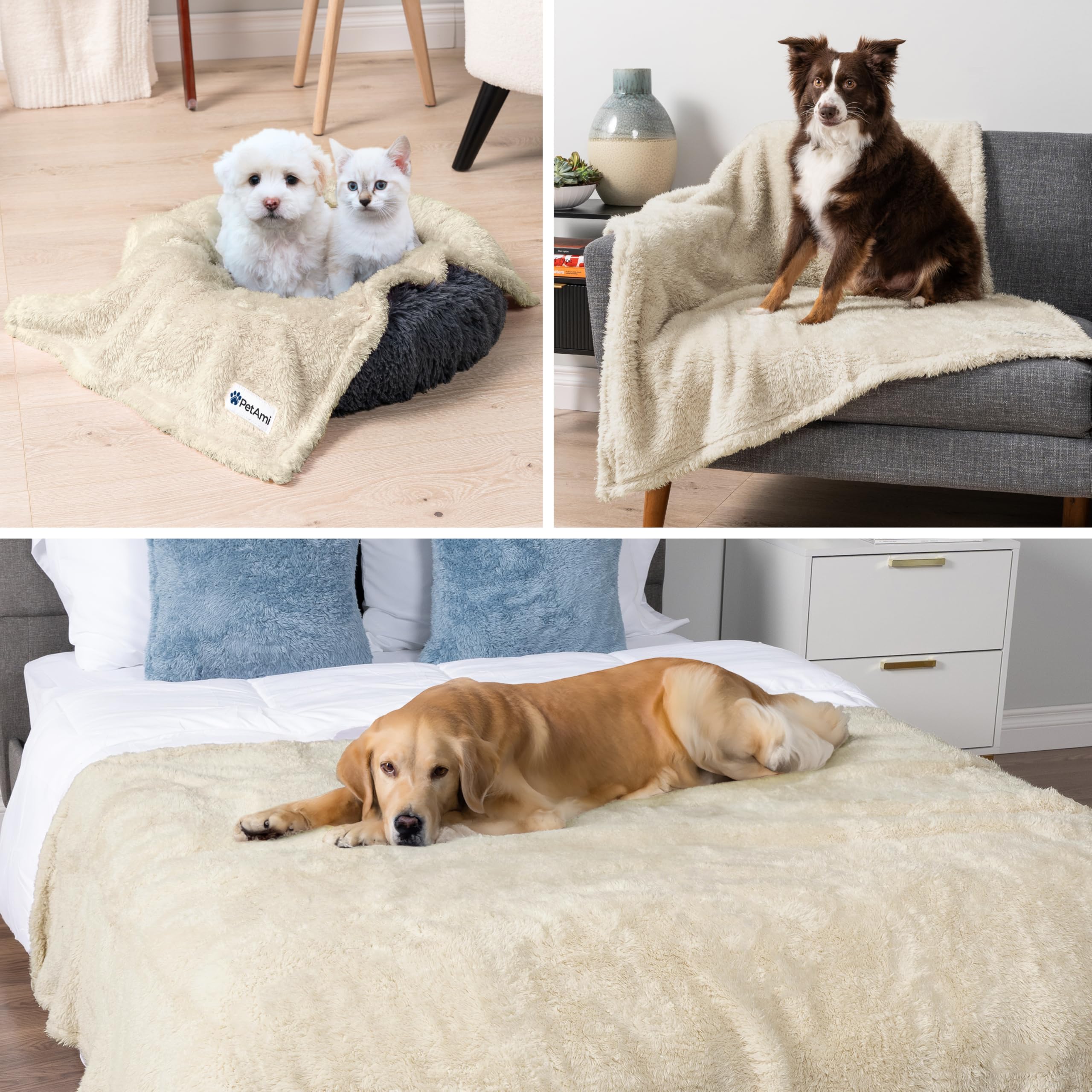 PetAmi diseño beige crema aporta estilo sin dañar el mobiliario.
