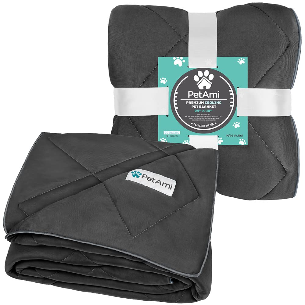 PetAmi manta de dos caras suave, absorbe y libera calor para confort.