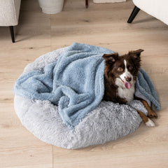 Manta sherpa plush PetAmi doble cara para descanso relajante