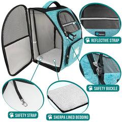 PetAmi cama sherpa acolchada para descanso suave