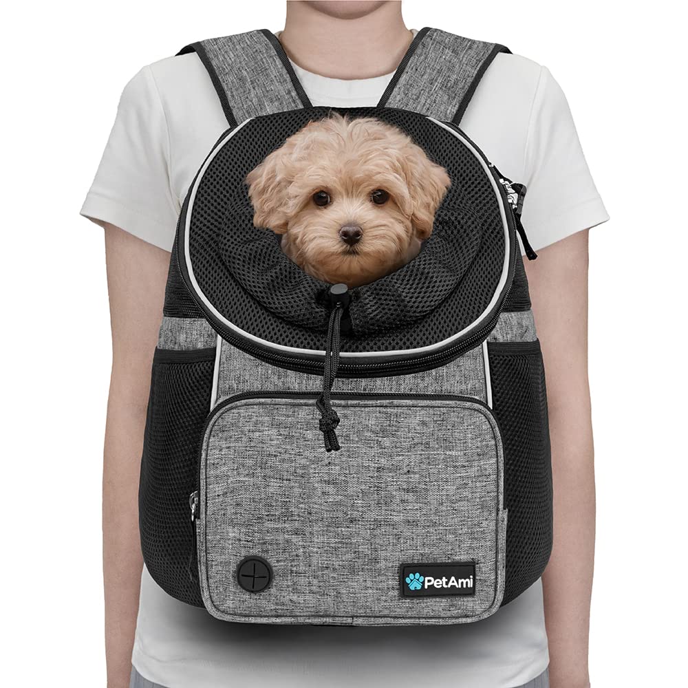 PetAmi Mochila frontal para gato, ideal para viajes cortos