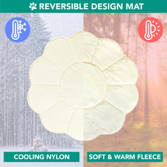 Detalle de nylon frío de PetAmi para disipar calor en mascotas