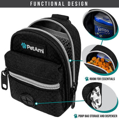 PetAmi ouverture rapide du distributeur pour accéder vite aux sacs crottes.