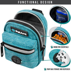 Poche de rangement PetAmi incluse, capacité pour friandises et sacs.