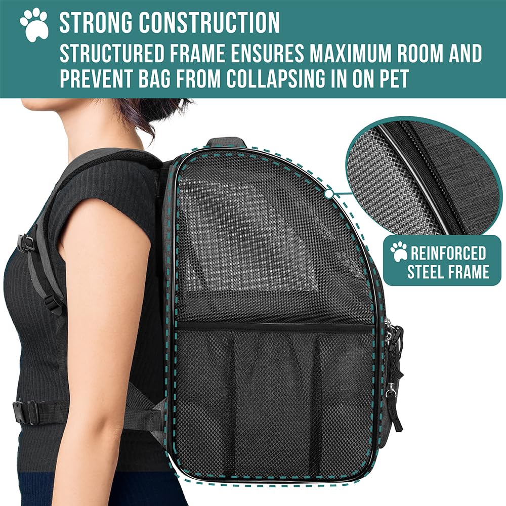 PetAmi ofrece bolsillos laterales y frontal para accesorios esenciales.