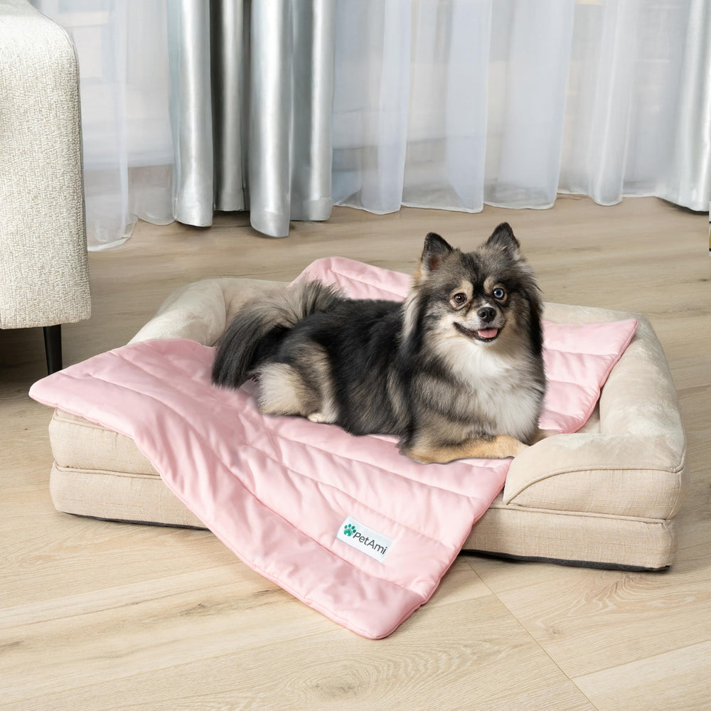 PetAmi Protector de sofá rosa para mascotas, protege muebles y mantiene el área limpia