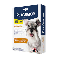 PetArmor para perros pequeños: tubo de aplicación entre hombros para control de pulgas